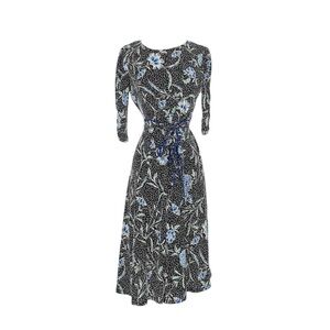 R&K Floral Midi Cocktail Dress – Size 4